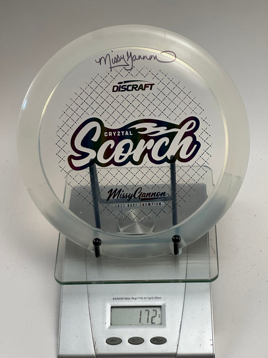 Discraft CryZtal Scorch – Missy Gannon 2021 DGPT Champion Stamp