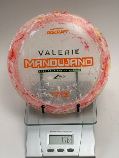 Discraft Z FLX Scorch 2024 Tour Series Valerie Mandujano (Confetti Clear)