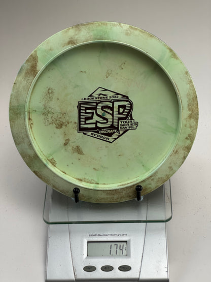 Discraft Scorch ESP Swirl Ledgestone 2022 Tour Series - Light Green Swirl