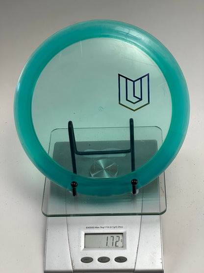 Discraft Scorch Z (Custom Stamp) Transparent Teal Distance Driver