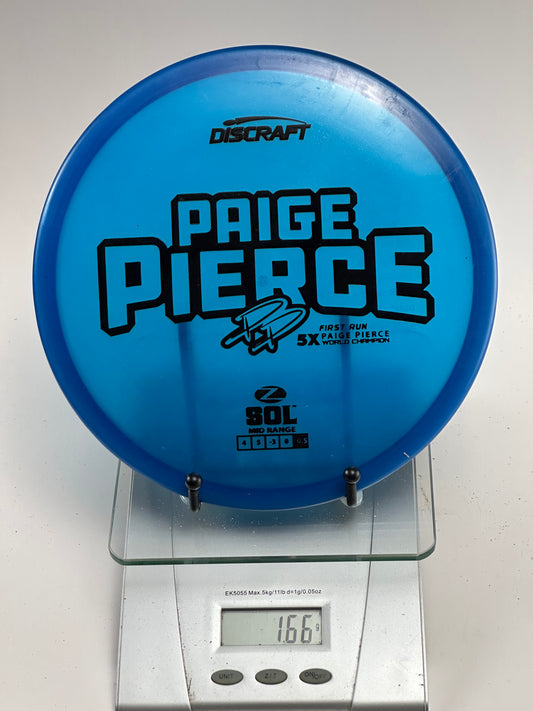 Discraft Z Sol Midrange – Paige Pierce First Run Stamp