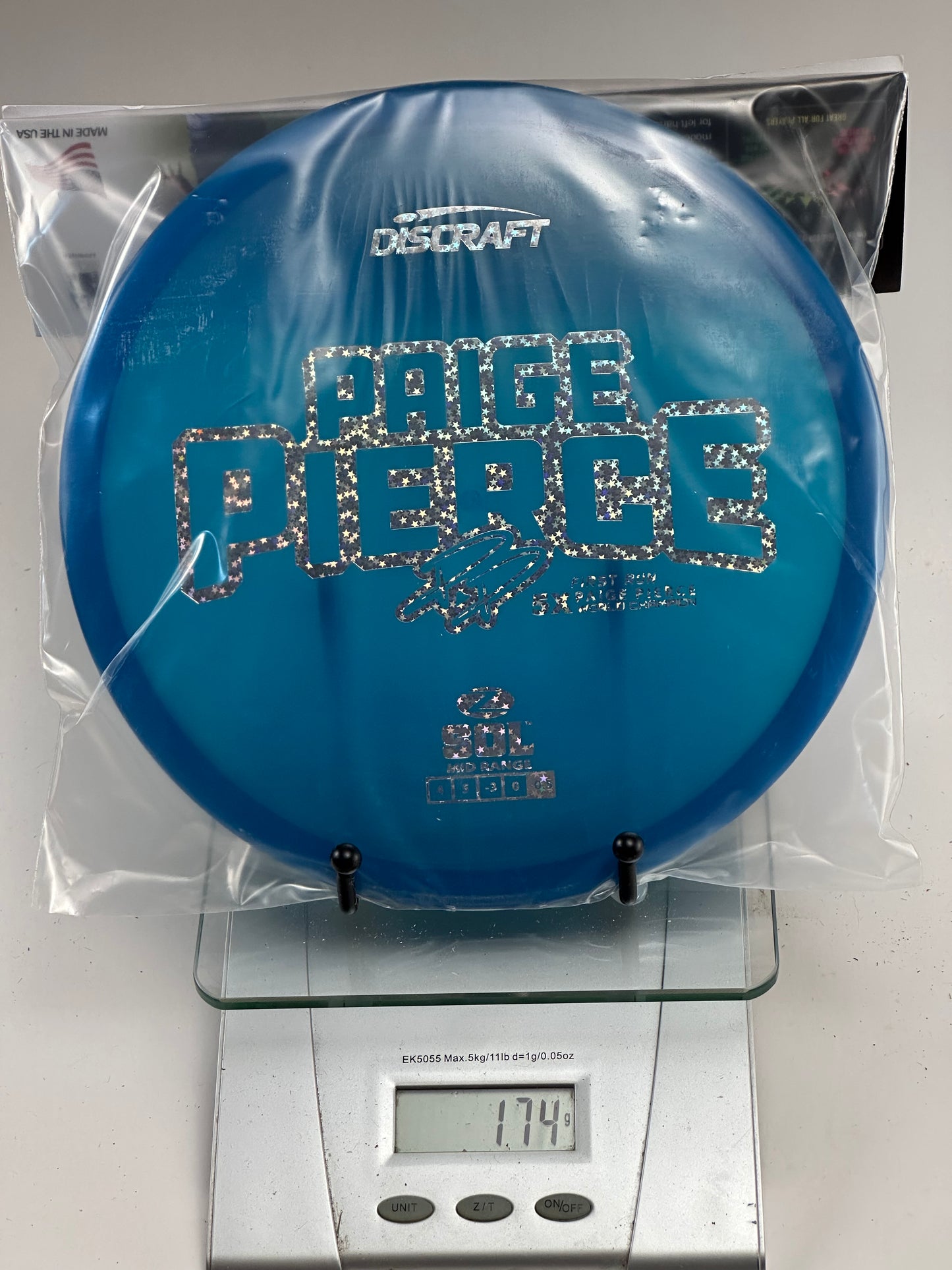 Discraft Z Sol Paige Pierce Signature Stamp (174g)