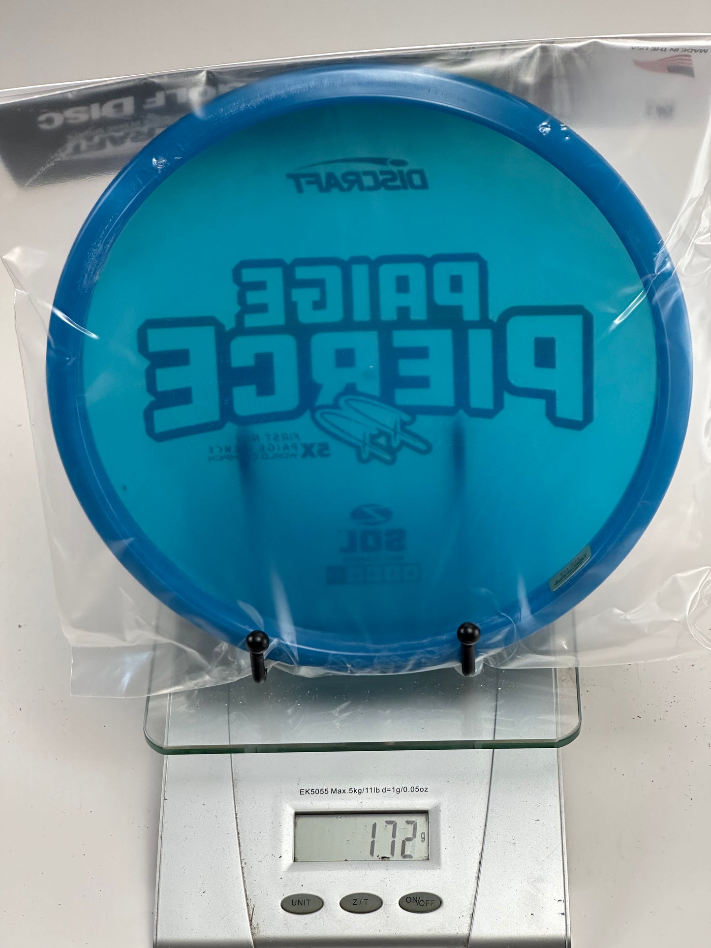 Discraft Z Sol Paige Pierce First Run (Blue) 172g
