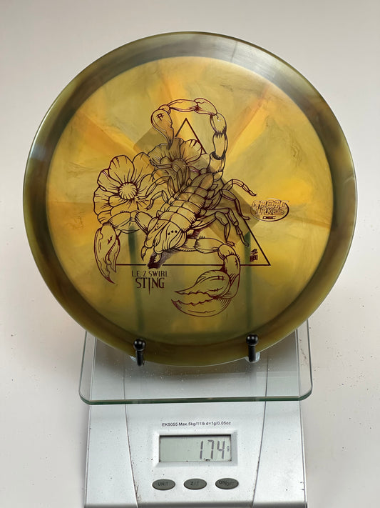 Discraft Sting LE Z Swirl (Scorpion/Flower Stamp) 174g