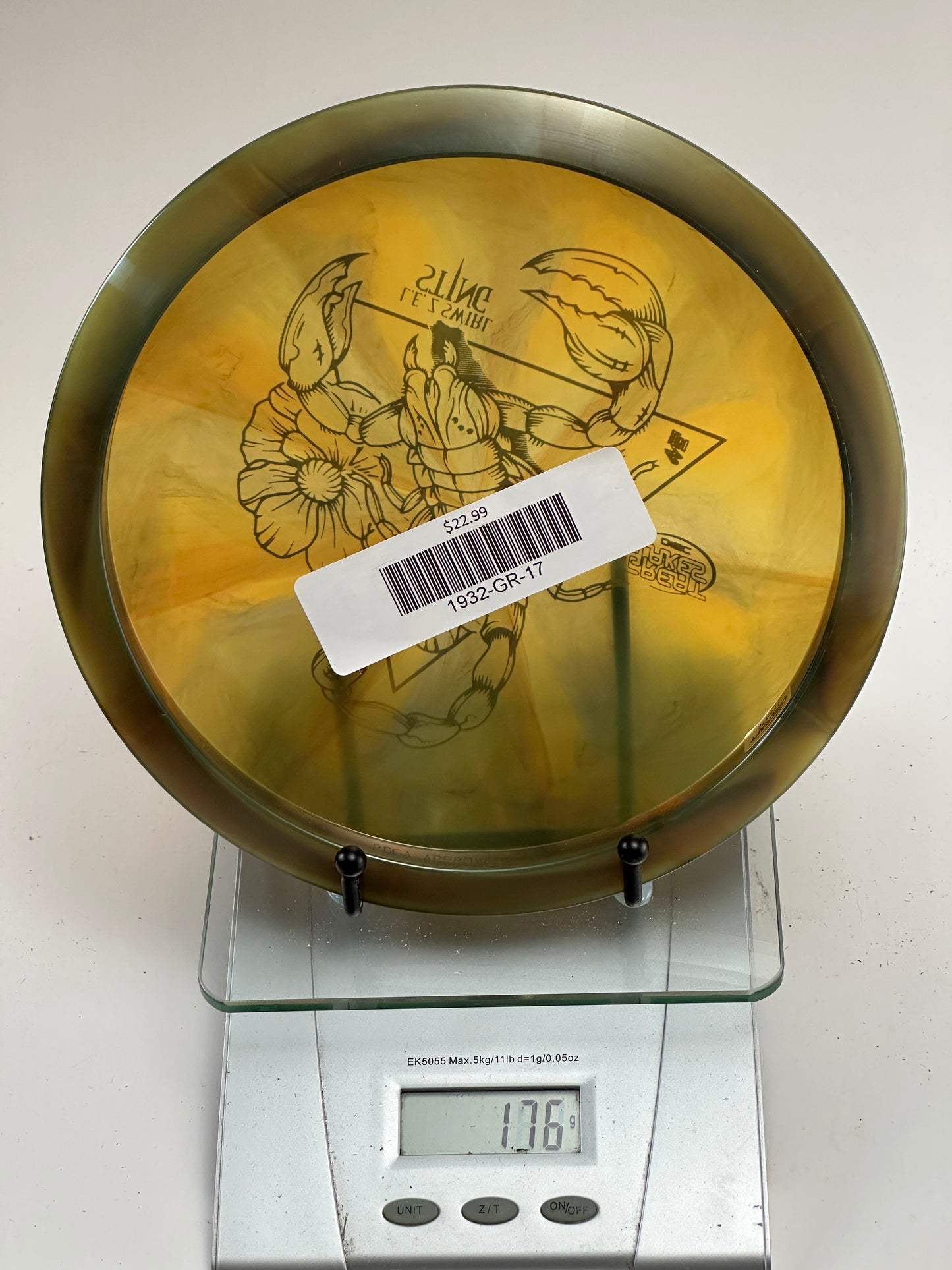 Discraft Sting LE Z Swirl (Scorpion/Flower Stamp) 174g
