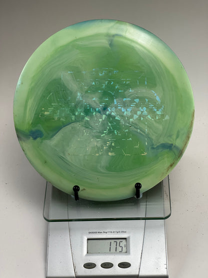 Discraft Surge ESP Swirly Green Distance Driver (Holo Stamp) 175g