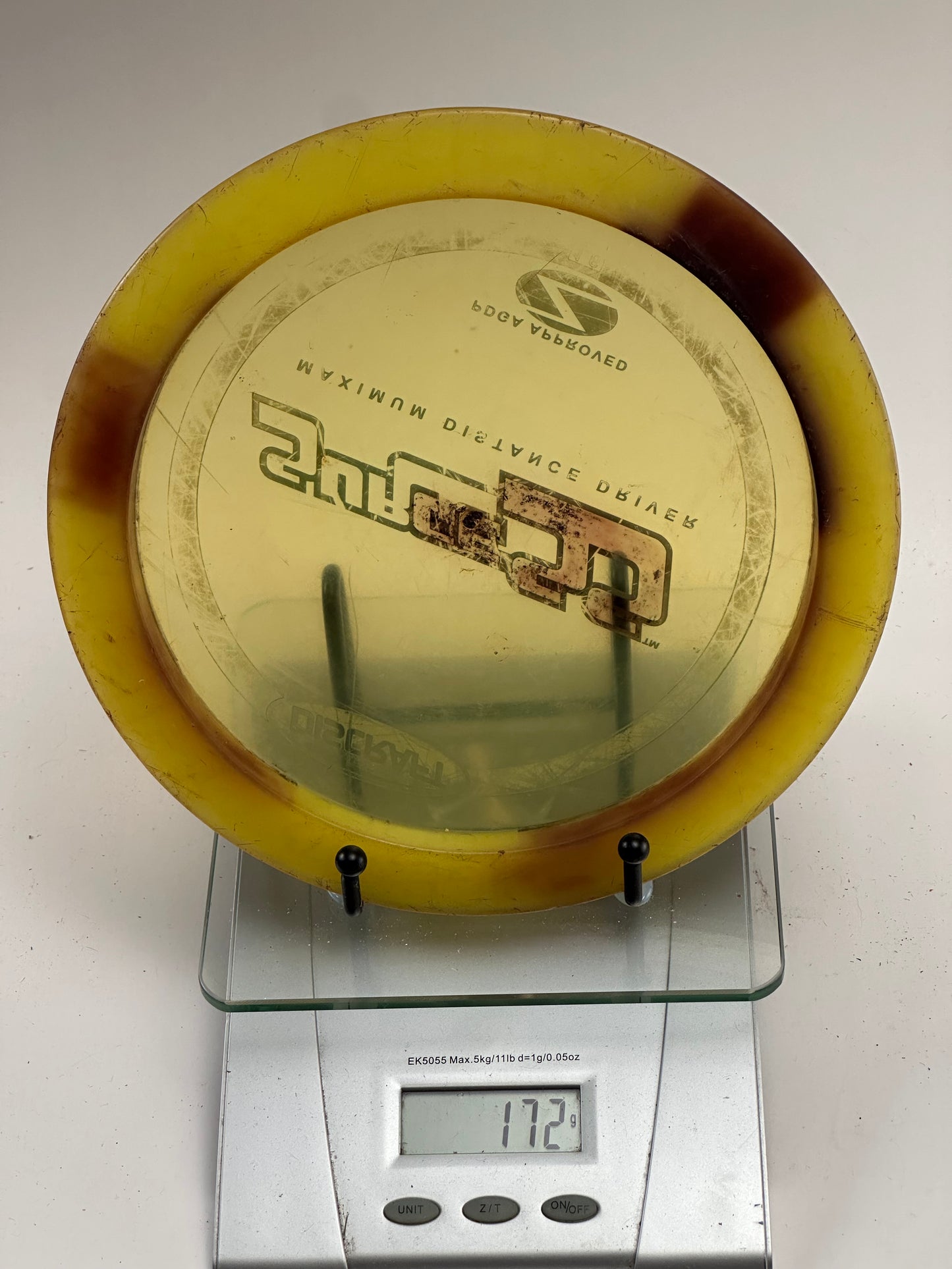 Discraft Z Surge SS Transparent Yellow Distance Driver (Used)