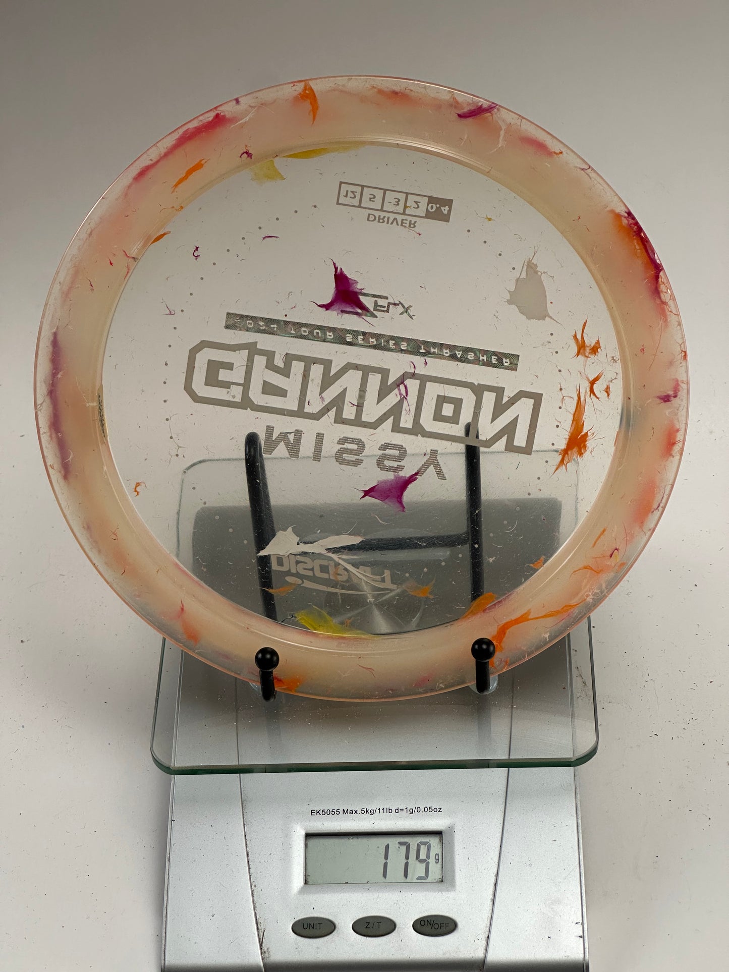 Discraft Z Swirl Thrasher (Missy Gannon) Clear w/ Swirled Rim