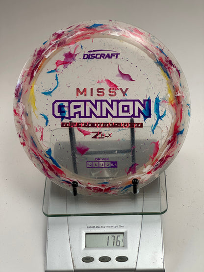 Discraft Z Swirl Thrasher (Missy Gannon LE) Clear w/ Swirl Rim
