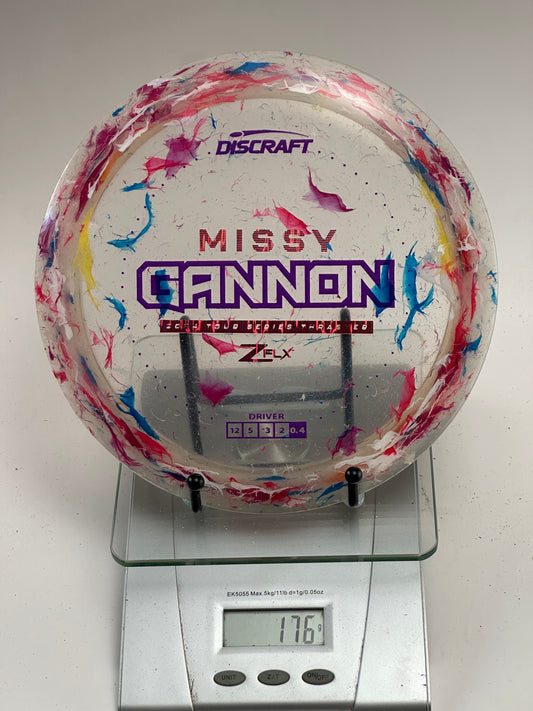 Discraft Z Swirl Thrasher (Missy Gannon LE) Clear w/ Swirl Rim