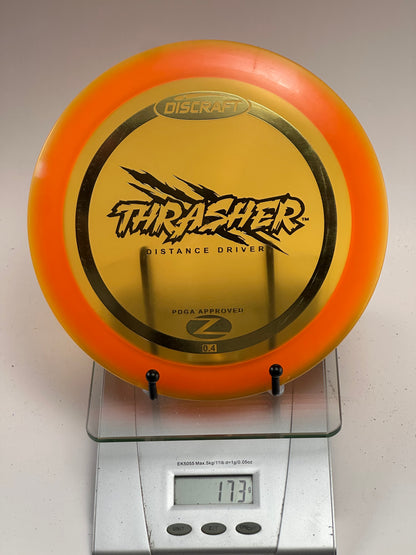 Discraft Z Thrasher Distance Driver (Transparent Yellow/Orange Rim) 173g