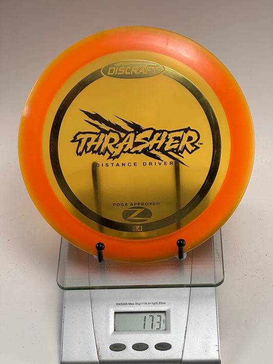 Discraft Z Thrasher Distance Driver (Transparent Yellow/Orange Rim) 173g