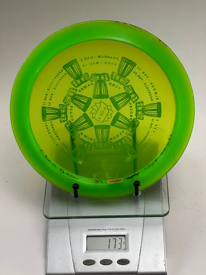 Discraft Z Thrasher 173g Transparent Green (2018 Indiana Frozen Fundraiser)