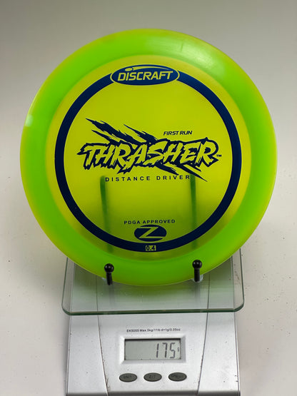 Discraft First Run Thrasher (Z) – Transparent Neon Yellow-Green