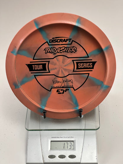 Discraft ESP Tour Series Thrasher (Valarie Jenkins) Orange/Blue Swirl