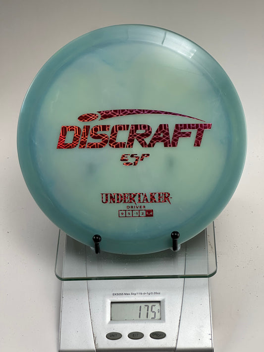Discraft Undertaker ESP Fairway Driver (Blue-Green, Red Stamp)