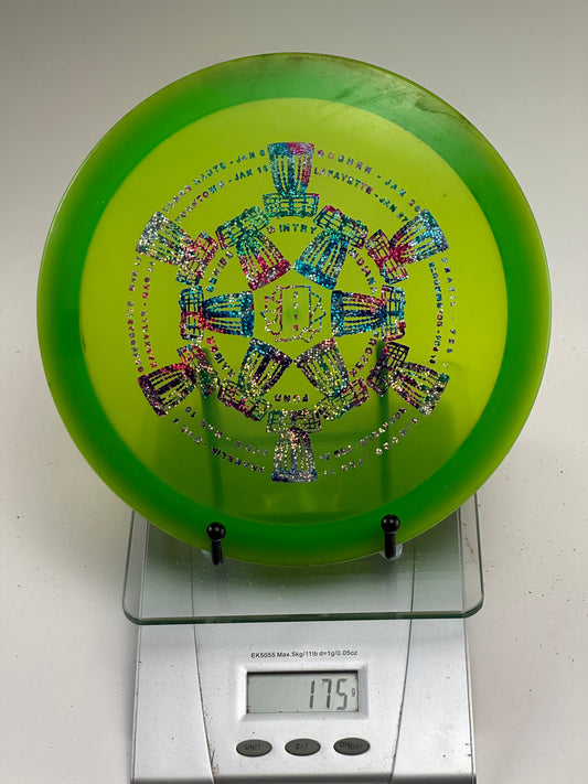 Discraft Undertaker Z Line Fairway Driver, Green Tournament Stamp (175g)