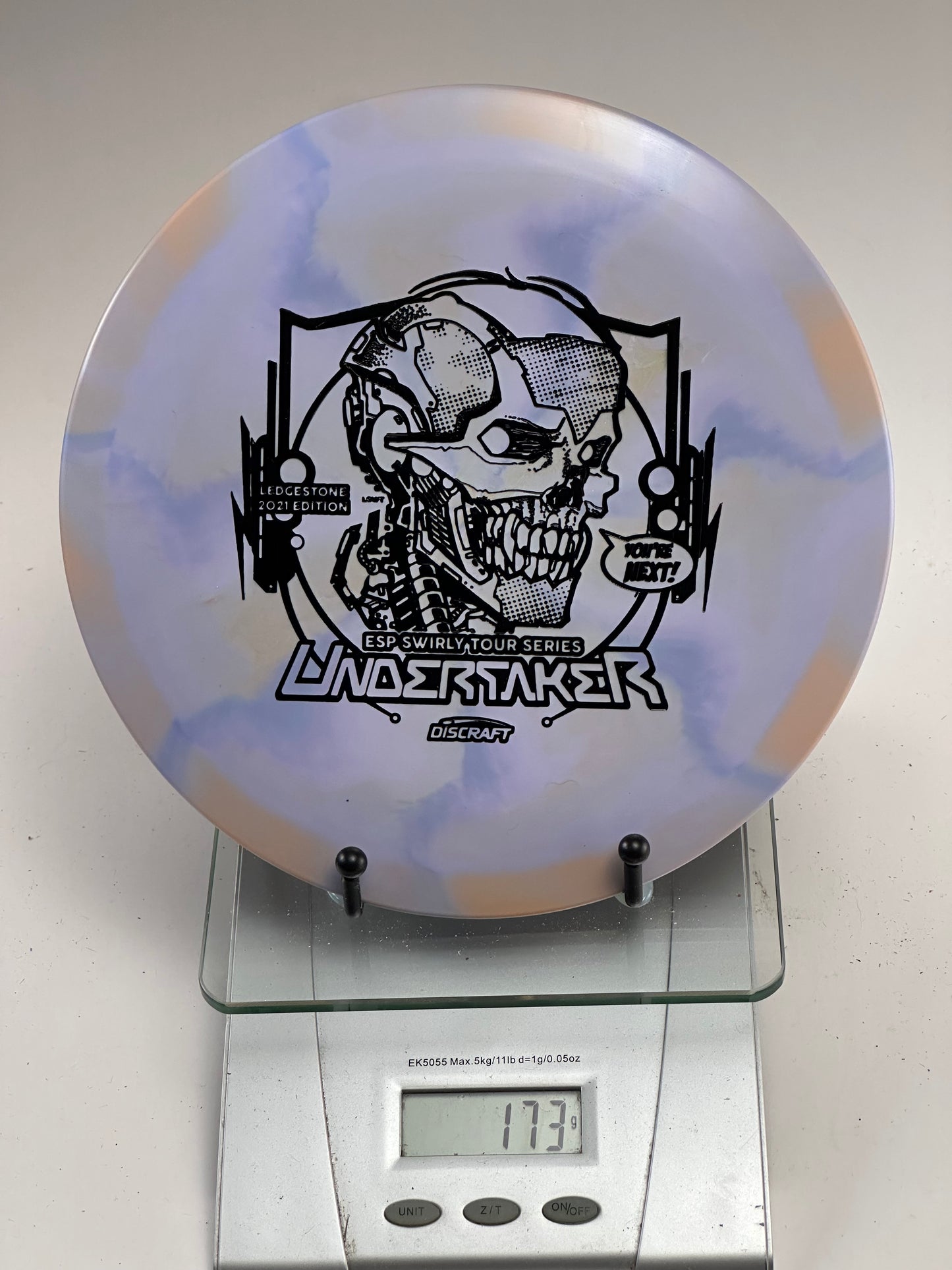 Discraft ESP Swirly Undertaker (Ledgestone 2021 Tour Series)