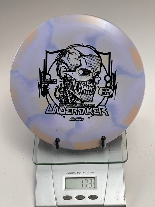 Discraft ESP Swirly Undertaker (Ledgestone 2021 Tour Series)