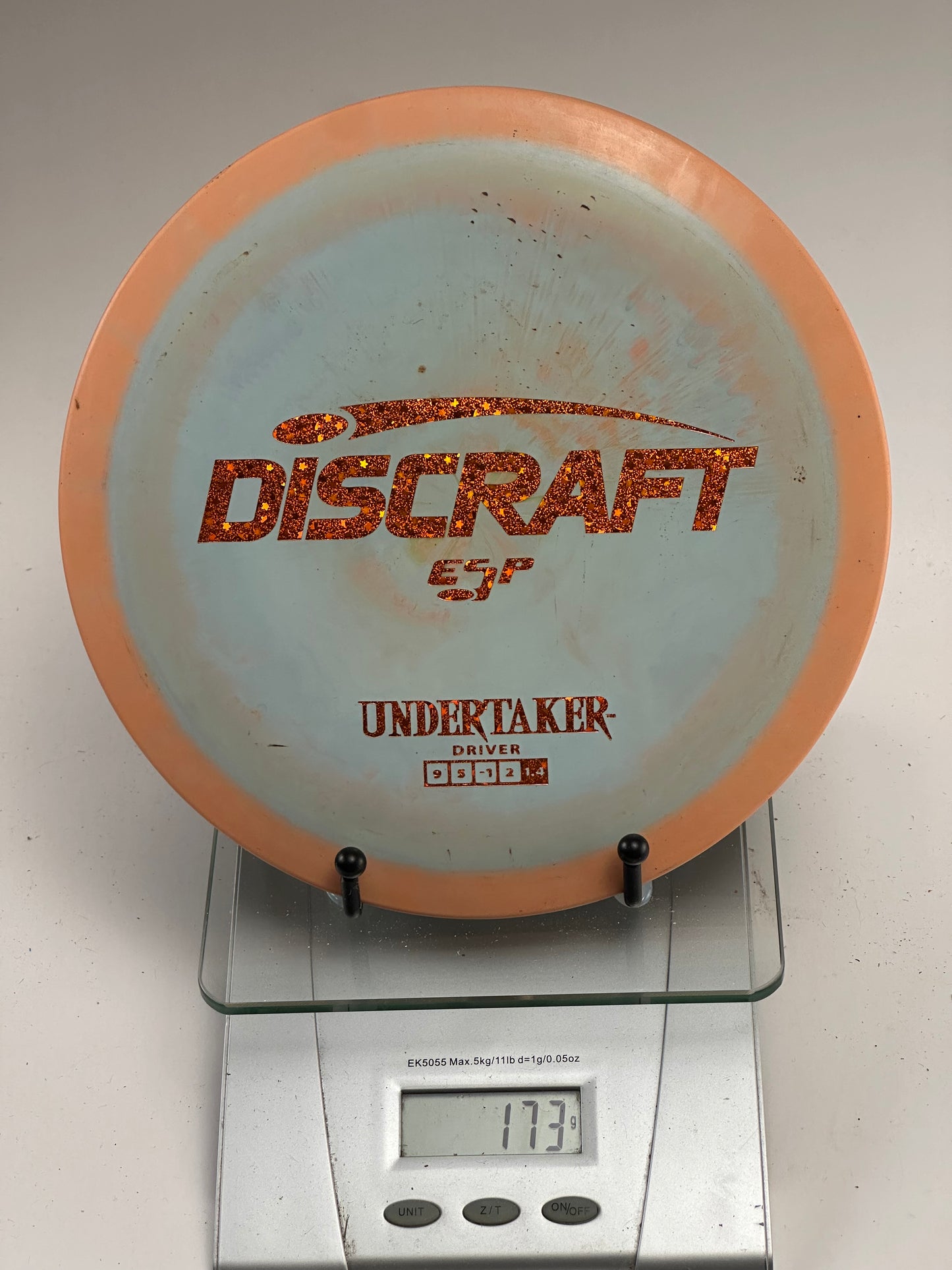 Discraft ESP Undertaker Driver (Two-Tone Swirl, Blue/Orange)