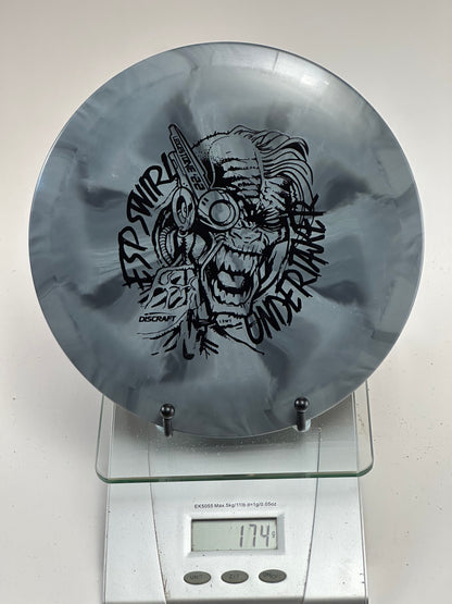 Discraft Undertaker ESP Swirl (Ledgestone 2022) - Gray Swirl