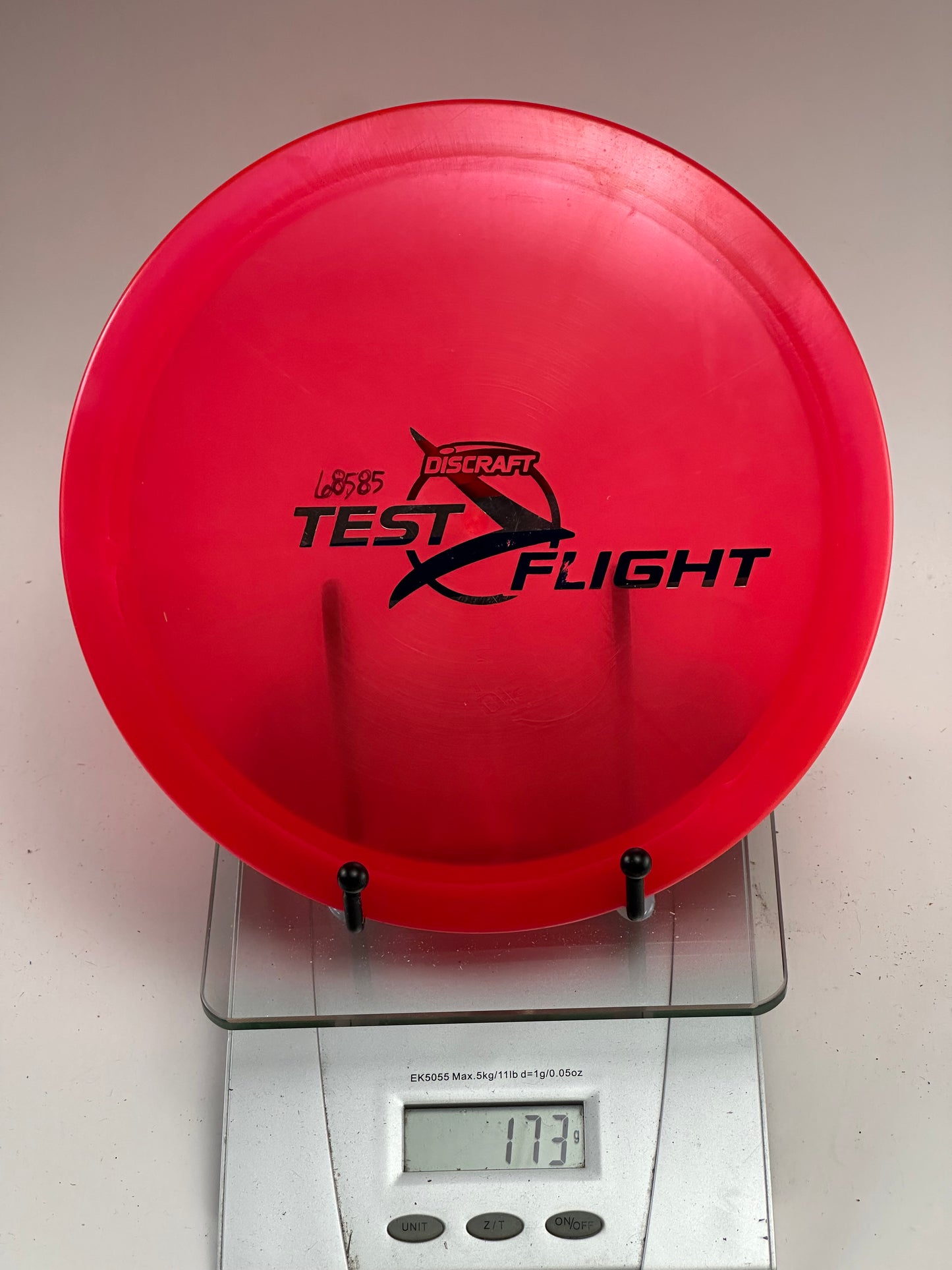 Discraft Undertaker Z Line Test Flight Fairway Driver - Transparent Red