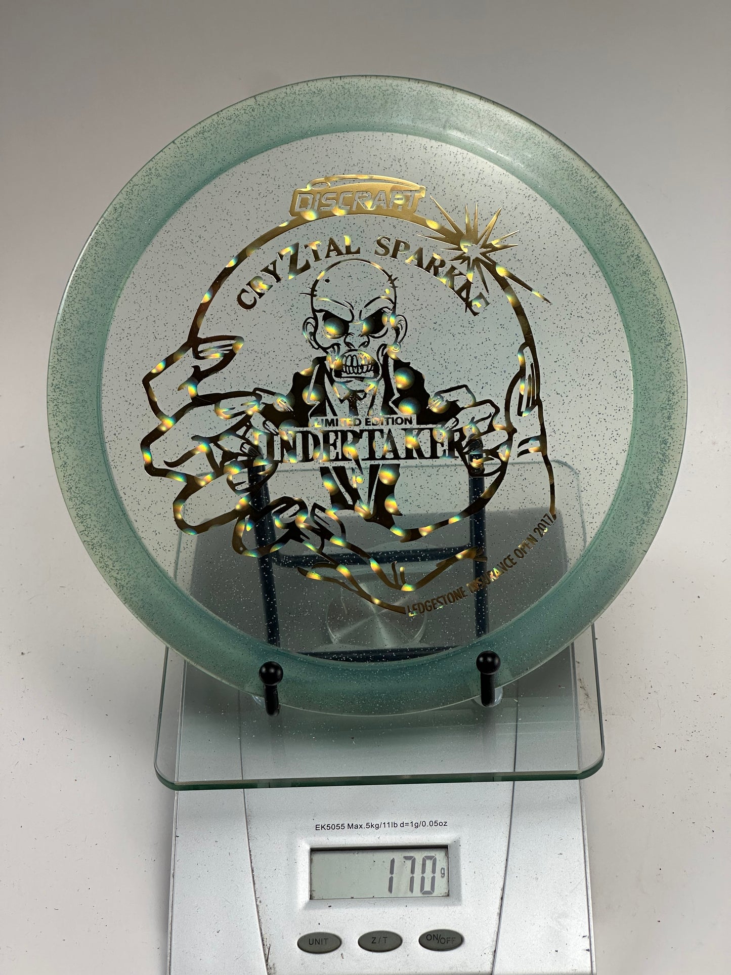 Discraft Undertaker CryZtal Sparkle (Ledgestone) – Clear Glitter