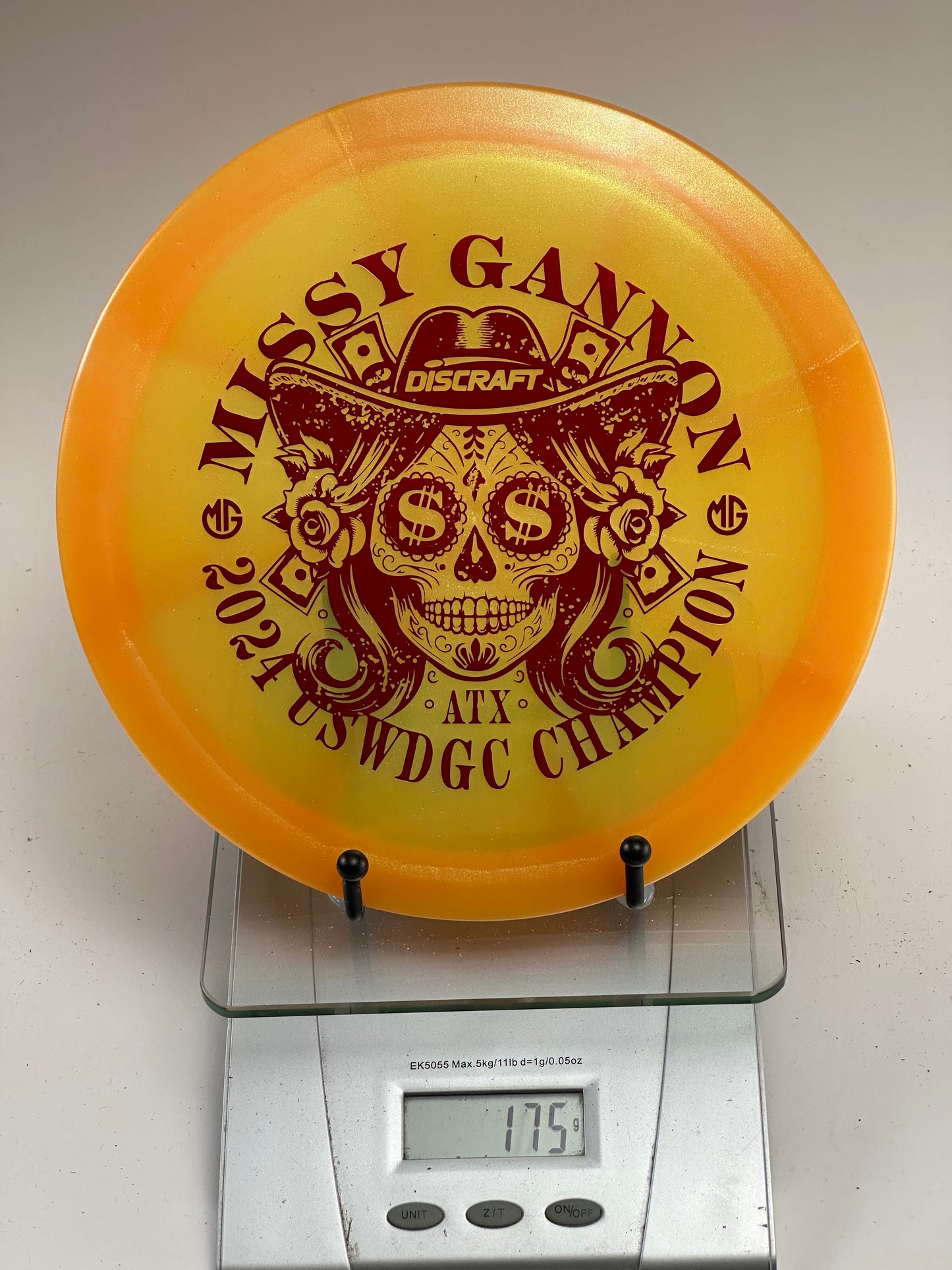 Discraft Z Undertaker Missy Gannon 2024 USDWGC Champion - Orange/Yellow