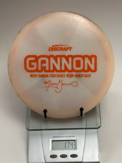 Discraft Undertaker Z Line Missy Gannon Tour Series – Translucent White