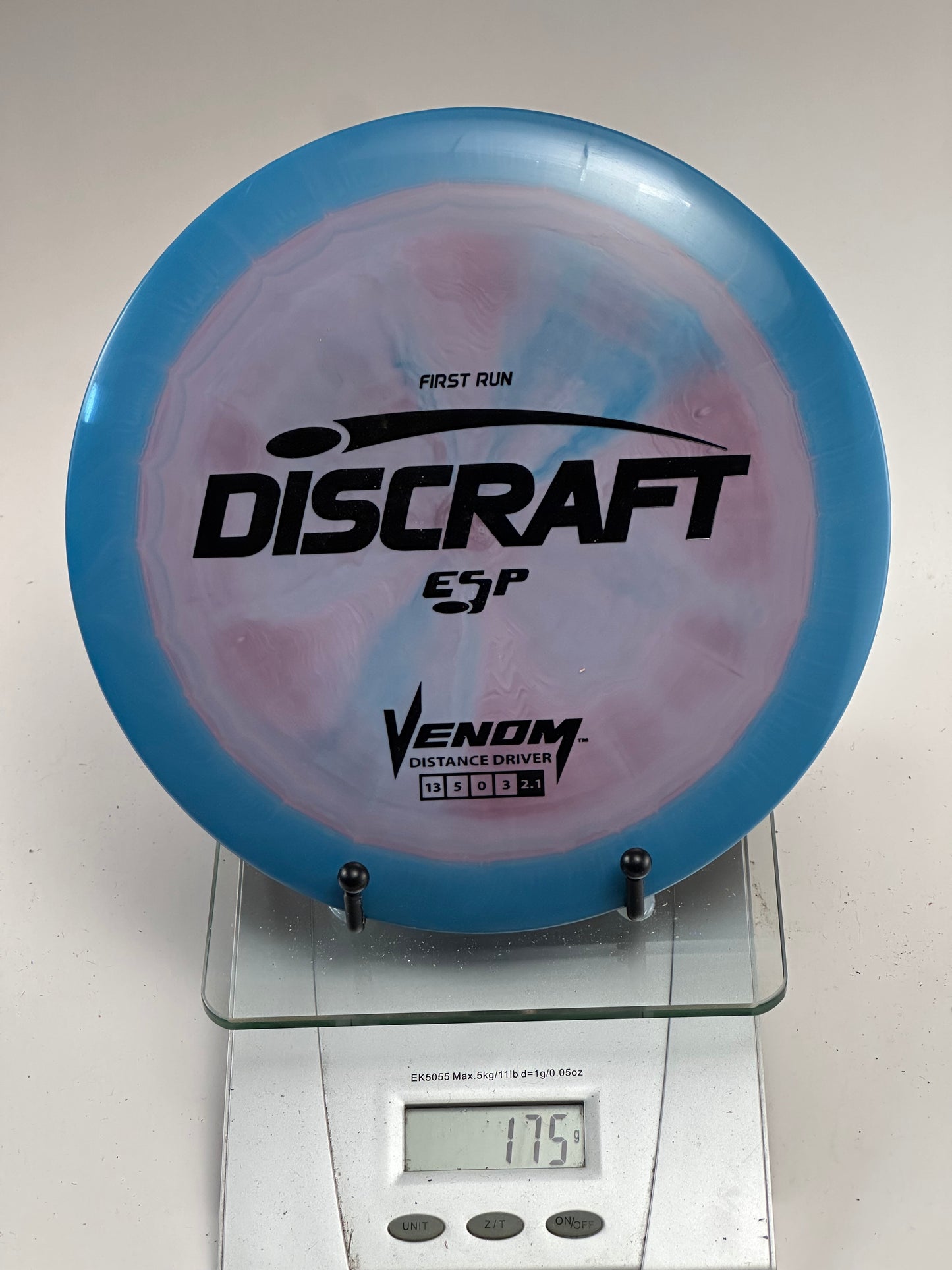 Discraft Venom ESP (First Run) Swirly Blue/Purple Distance Driver