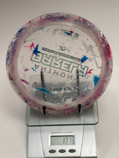 Discraft Venom Z FLX (Anthony Barela 2024 Tour Series) Swirly Clear