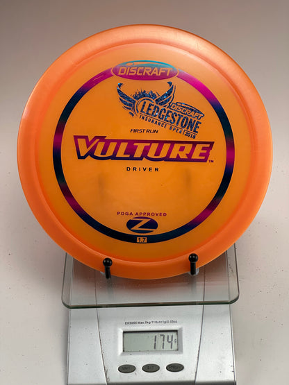 Discraft Z Vulture First Run – 2018 Ledgestone, Orange Foil Stamp