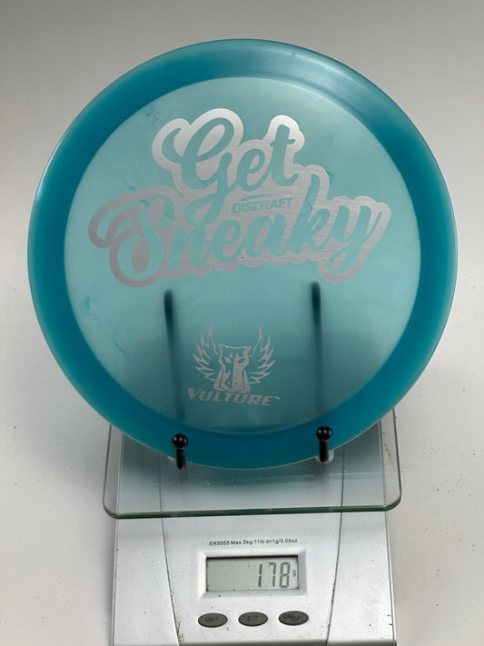 Discraft Z Vulture – Get Sneaky Silver Foil, Clear Blue
