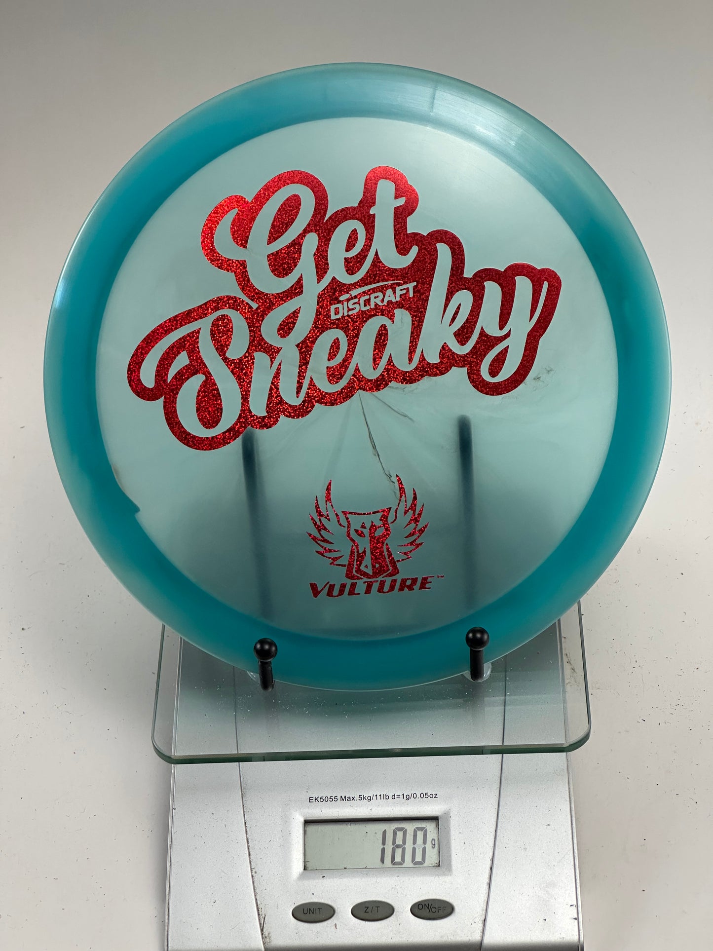Discraft Z Vulture – Get Sneaky Foil Stamp (Translucent Blue)
