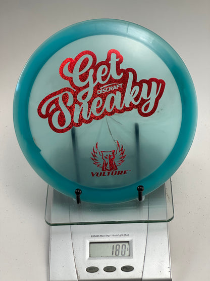 Discraft Z Vulture – Get Sneaky Foil Stamp (Translucent Blue)