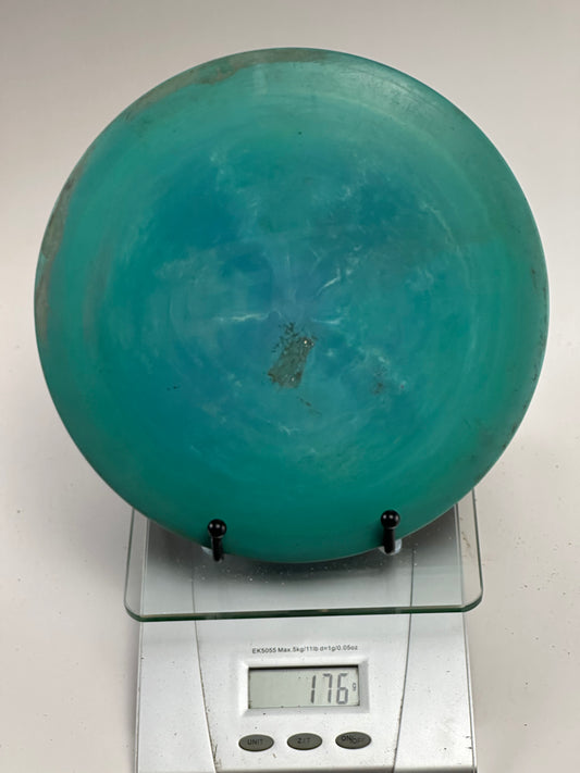 Discraft Vulture Z – Transparent Aqua/Teal, Stamp Worn