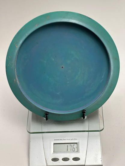Discraft Vulture Z – Transparent Aqua/Teal, Stamp Worn