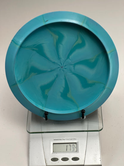 Discraft Z Vulture – Aqua Blue Swirl Special Foil Stamp