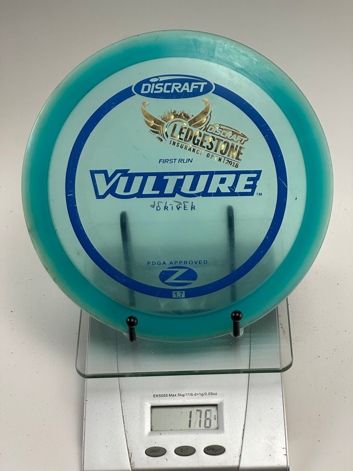 Discraft Vulture Z (First Run) 2018 Ledgestone Open Gold Foil