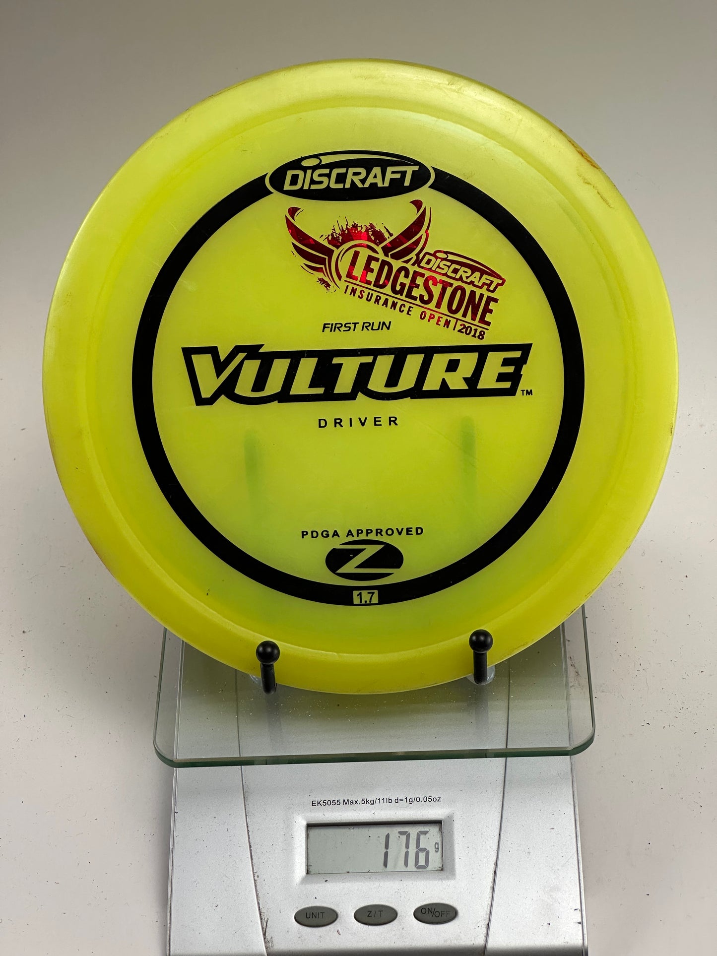 Discraft Z Vulture First Run Ledgestone 2018 – Yellow