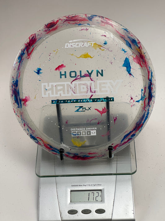 Discraft Vulture Z FLX 2024 Tour Series Holyn Handley (Swirly Clear, Foil)