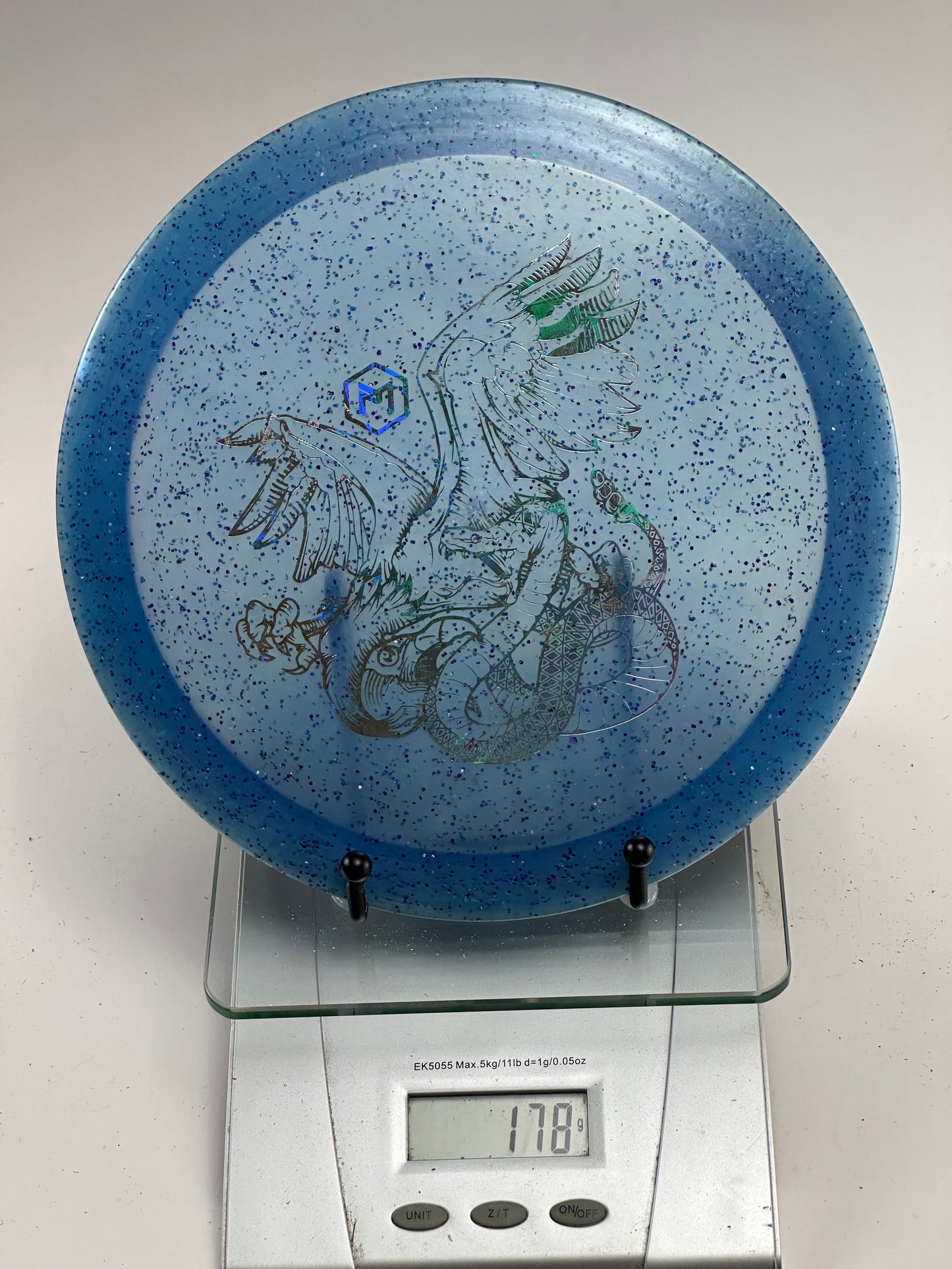 Discraft Jawbreaker Vulture (178g) Blue Speckle w/ Dragon-Serpent Stamp