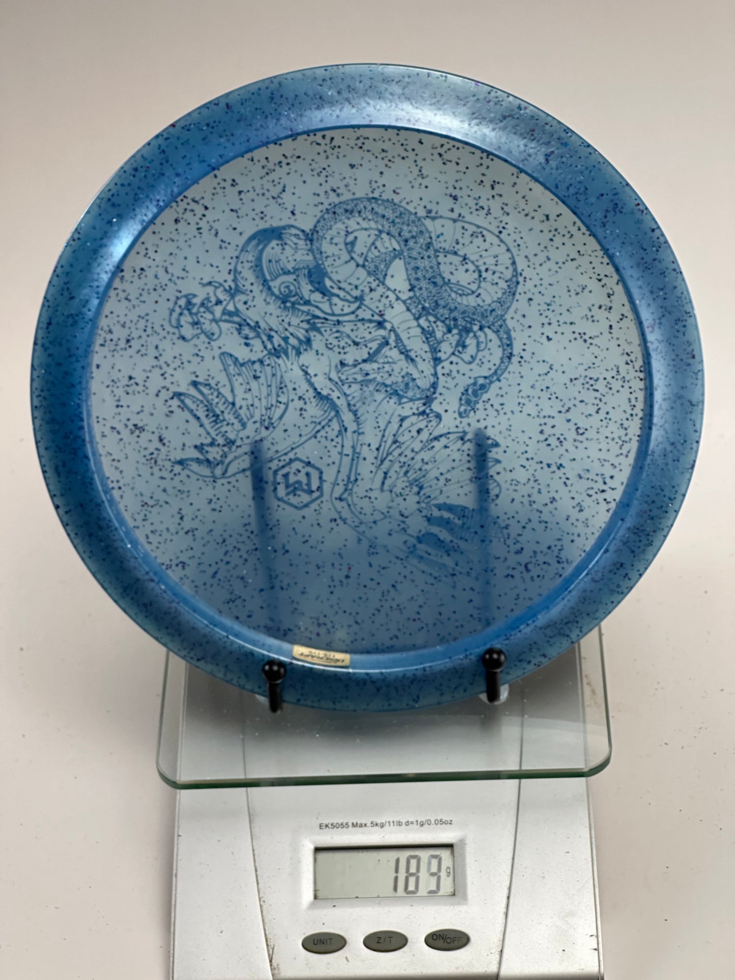 Discraft Jawbreaker Vulture (178g) Blue Speckle w/ Dragon-Serpent Stamp