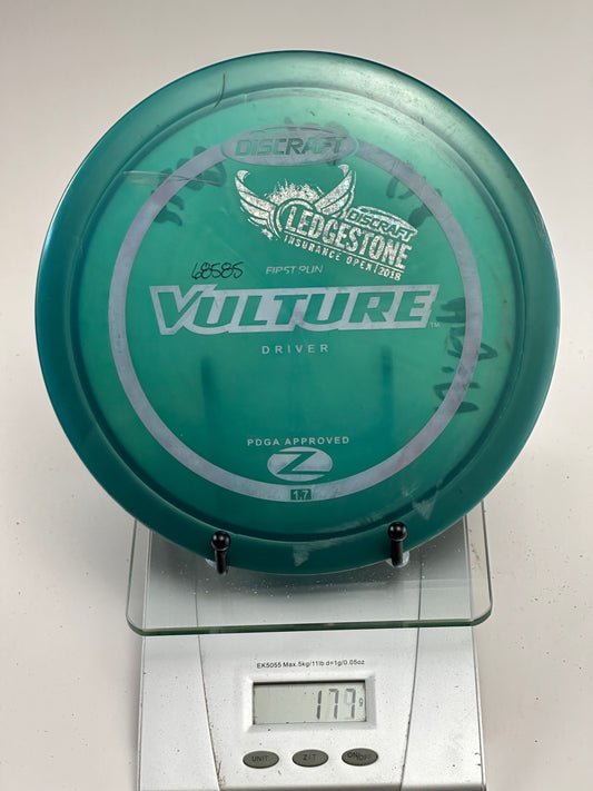 Discraft Vulture Z (First Run Ledgestone 2018) Transparent Teal
