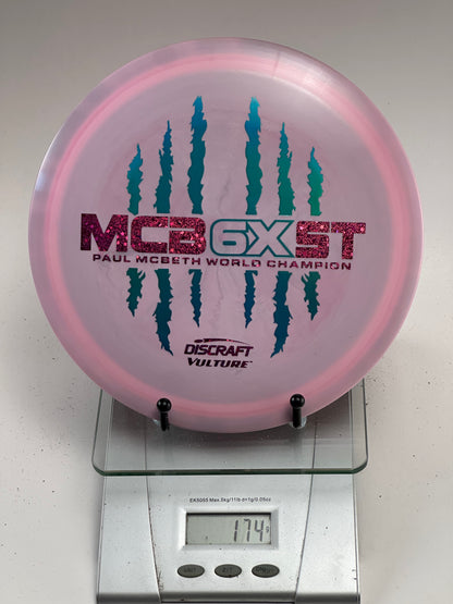 Discraft Z Vulture — McBeth 6X World Champion Stamp (Pink)