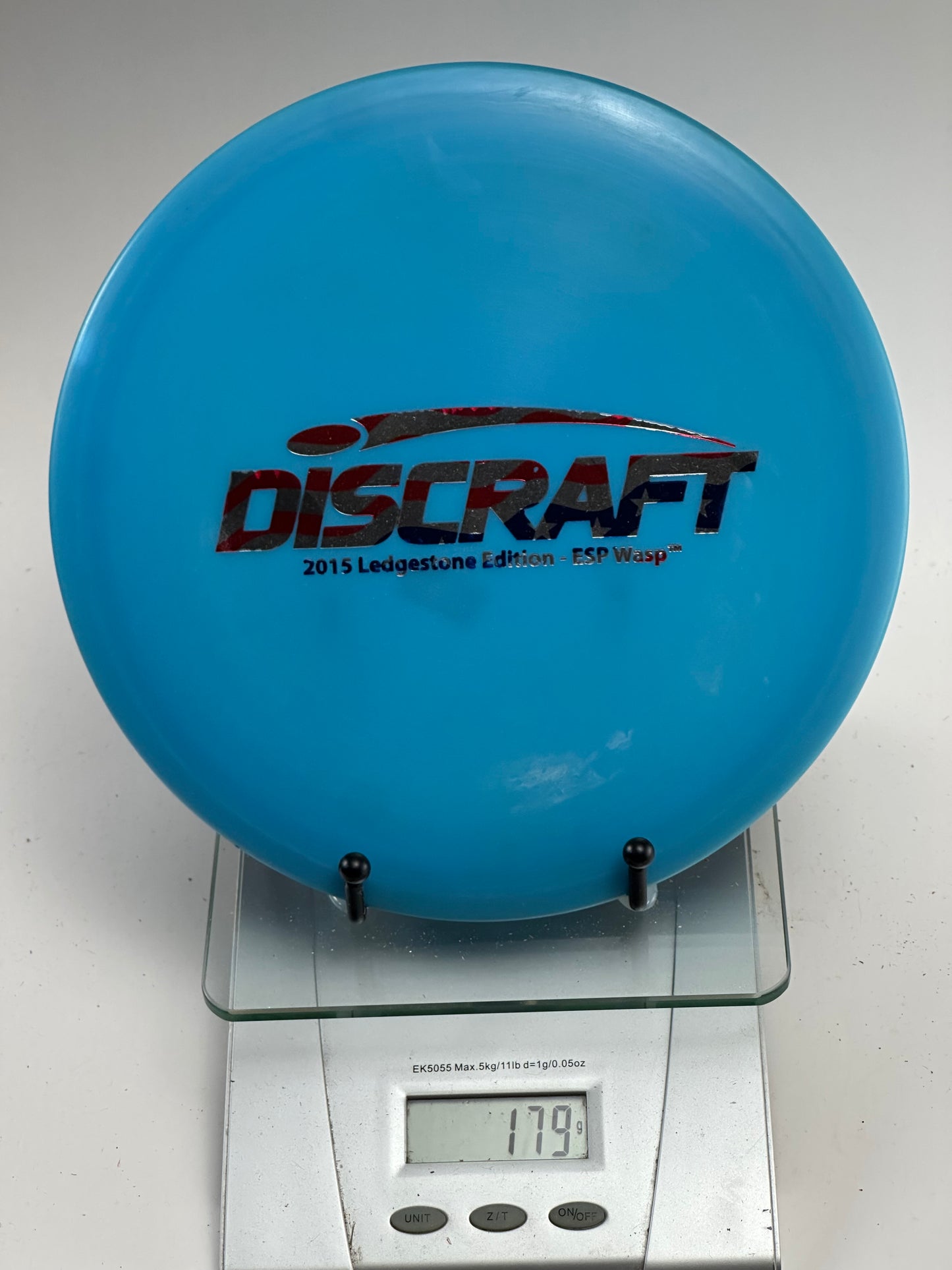 Discraft ESP Wasp Midrange (2015 Ledgestone) - Blue, Black/Red Discraft Stamp