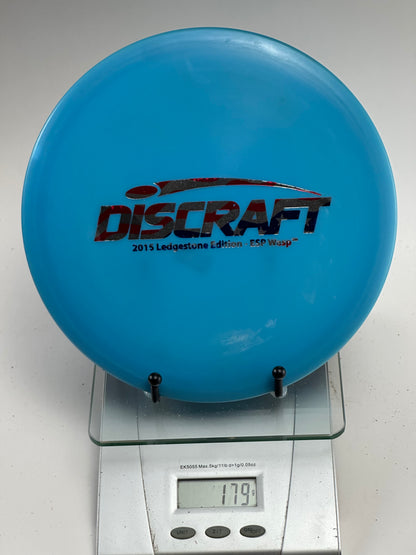 Discraft ESP Wasp Midrange (2015 Ledgestone) - Blue, Black/Red Discraft Stamp