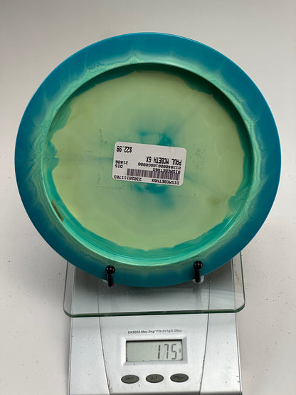 Discraft ESP Zeus Paul McBeth Claw Stamp Blue/Green Swirl