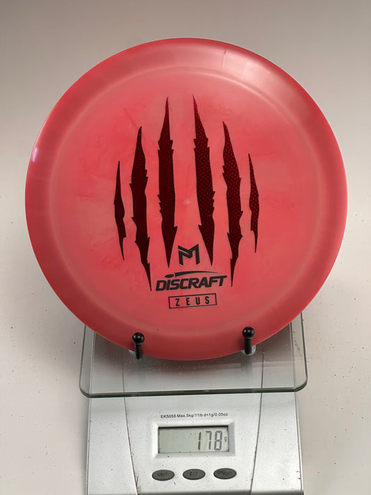 Discraft ESP Zeus 178g Red Claw Stamp (Paul McBeth)