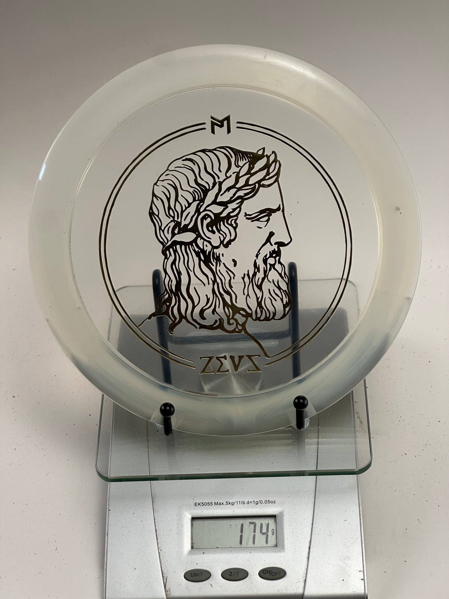 Discraft Zeus Z Clear Distance Driver, Zeus Profile Stamp (174g)